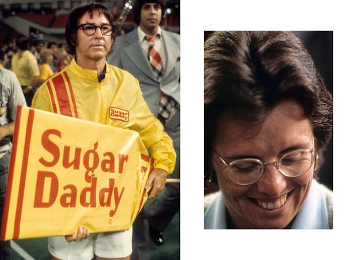 Bobby Riggs and Billie Jean King